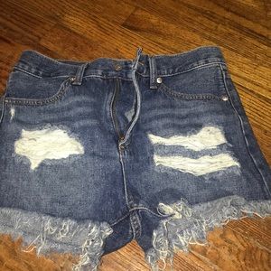 high waisted shorts